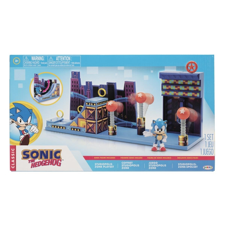 JAKKS Pacific Sonic the Hedgehog 2.5 Inch Speelset Studiopolis Zone in de groep SPEELGOED, KINDER- & BABYPRODUCTEN / Speelgoed / Speelgoed bij TP E-commerce Nordic AB (C81891)