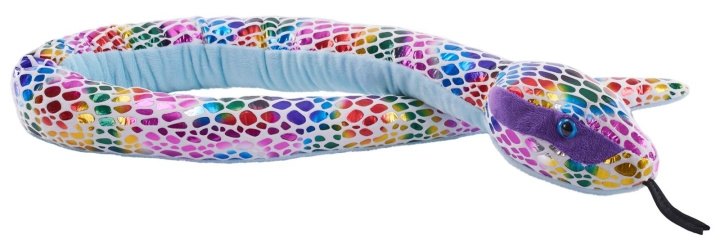 Wild Republic Snakesss Foil gestippelde regenboog 137 cm in de groep SPEELGOED, KINDER- & BABYPRODUCTEN / Babyspeelgoed / Knuffels bij TP E-commerce Nordic AB (C81907)