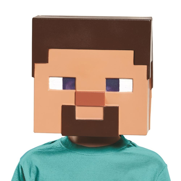 JAKKS Pacific Vermomming Minecraft Rollenspel Masker Steve in de groep SPEELGOED, KINDER- & BABYPRODUCTEN / Speelgoed / Gemaskered kostuums bij TP E-commerce Nordic AB (C81939)