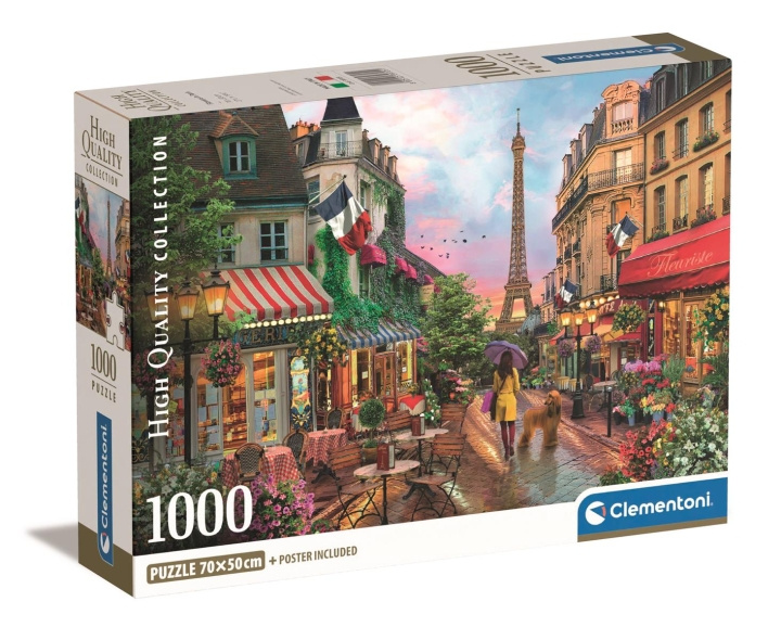 Clementoni 1000 stuks CB High Quality Collection bloemen in Parijs in de groep SPORT, VRIJE TIJD & HOBBY / Hobby / Puzzel bij TP E-commerce Nordic AB (C81950)