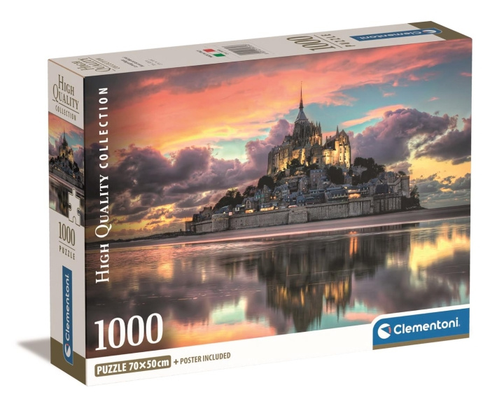 Clementoni 1000 stuks CB High Quality Collection Le Magnifique Mont Saint-Michel in de groep SPORT, VRIJE TIJD & HOBBY / Hobby / Puzzel bij TP E-commerce Nordic AB (C81951)