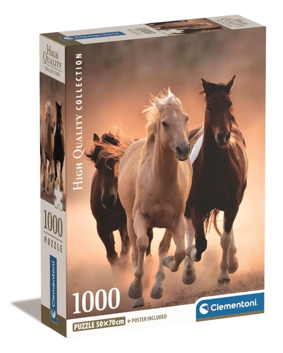 Clementoni 1000 stuks CB High Quality Collection rennende paarden in de groep SPEELGOED, KINDER- & BABYPRODUCTEN / Speelgoed / Puzzels bij TP E-commerce Nordic AB (C81953)