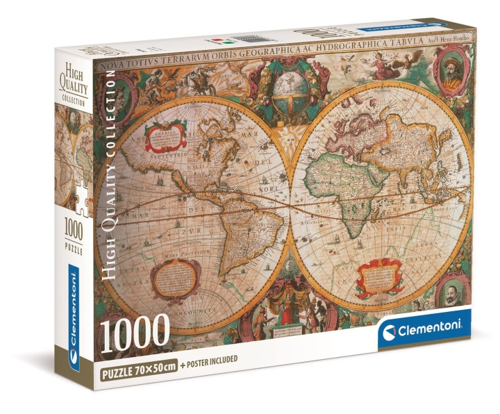 Clementoni 1000 stuks CB High Quality Collection OLD-MAP in de groep SPEELGOED, KINDER- & BABYPRODUCTEN / Speelgoed / Puzzels bij TP E-commerce Nordic AB (C81954)