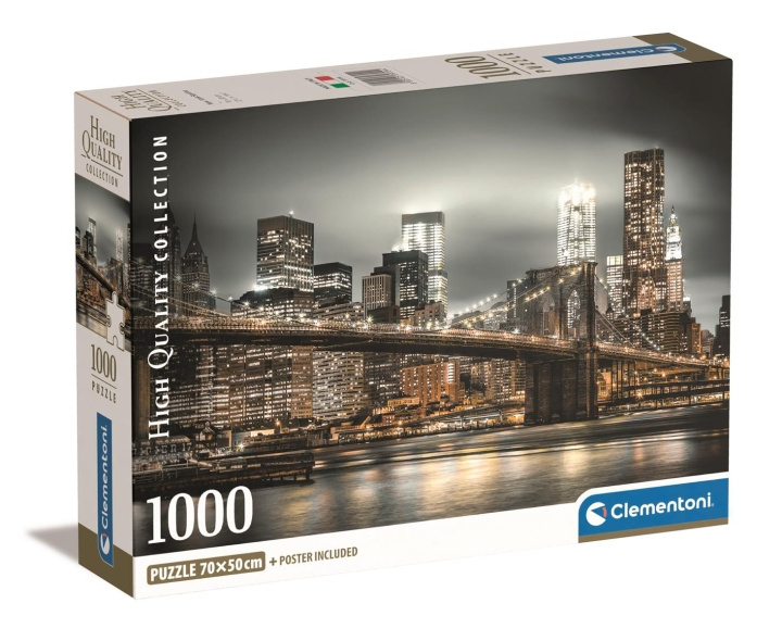 Clementoni 1000 stuks CB High Quality Collection New York Skyline in de groep SPEELGOED, KINDER- & BABYPRODUCTEN / Speelgoed / Puzzels bij TP E-commerce Nordic AB (C81955)