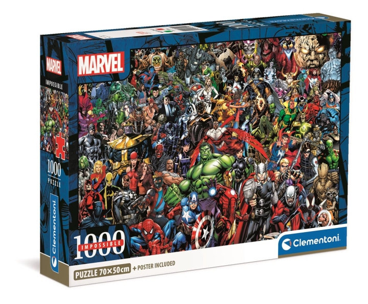 Clementoni 1000 stuks CB Onmogelijke Puzzel Marvel Avengers in de groep SPEELGOED, KINDER- & BABYPRODUCTEN / Speelgoed / Puzzels bij TP E-commerce Nordic AB (C81964)