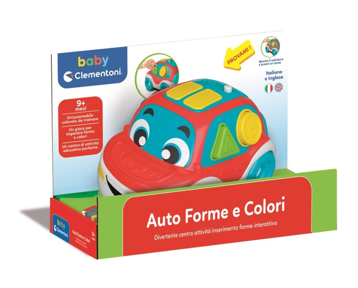 Clementoni Vormsorteerauto (SE+FI) in de groep SPEELGOED, KINDER- & BABYPRODUCTEN / Babyspeelgoed / Activiteitenspeelgoed bij TP E-commerce Nordic AB (C81968)