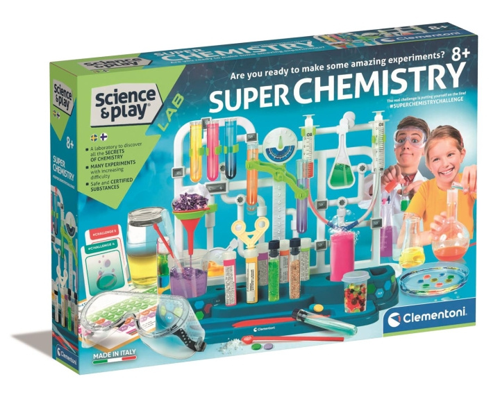 Clementoni Super scheikunde (SE+FI) in de groep SPEELGOED, KINDER- & BABYPRODUCTEN / Speelgoed / Experimenteren en doe-het-zelf bij TP E-commerce Nordic AB (C81976)