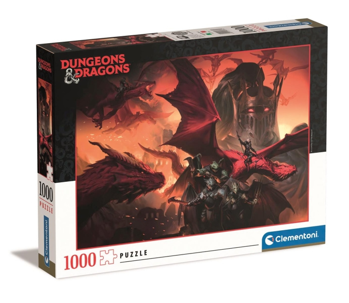 Clementoni 1000 stuks High Quality Collection Dungeons & Dragons in de groep SPEELGOED, KINDER- & BABYPRODUCTEN / Speelgoed / Puzzels bij TP E-commerce Nordic AB (C81999)