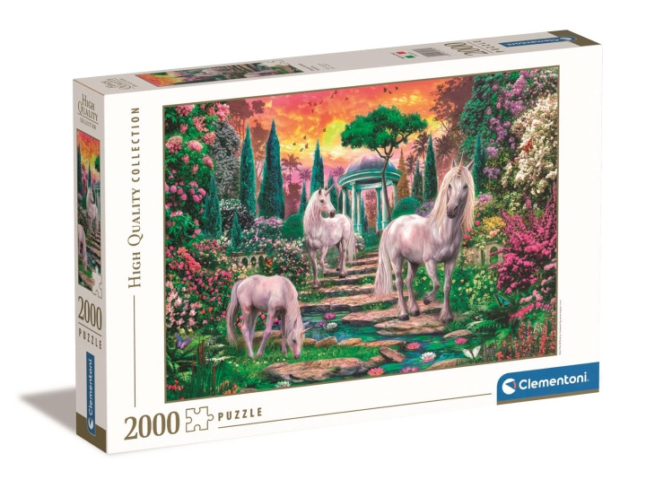 Clementoni 2000 stuks hoogwaardige collectie CLASSICAL GARDEN UNICORNS in de groep SPEELGOED, KINDER- & BABYPRODUCTEN / Speelgoed / Puzzels bij TP E-commerce Nordic AB (C82011)