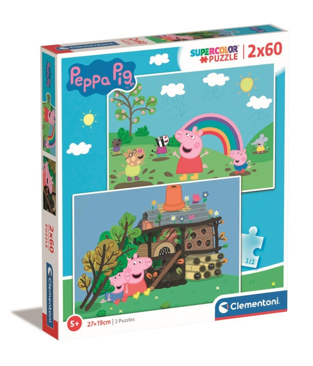 Clementoni 2x60 Puzzels Kids Speciale Collectie Peppa Pig in de groep SPEELGOED, KINDER- & BABYPRODUCTEN / Speelgoed / Kinderpuzzel bij TP E-commerce Nordic AB (C82019)