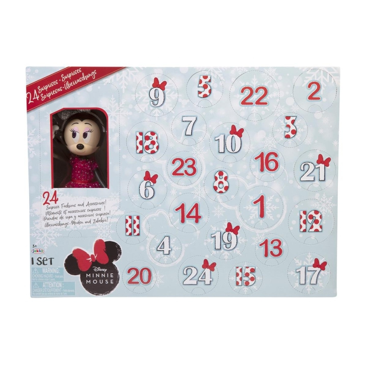 JAKKS Pacific Disney Minnie Mouse Adventskalender Modepop & Accessoires in de groep SPEELGOED, KINDER- & BABYPRODUCTEN / Speelgoed / Adventkalender bij TP E-commerce Nordic AB (C82035)