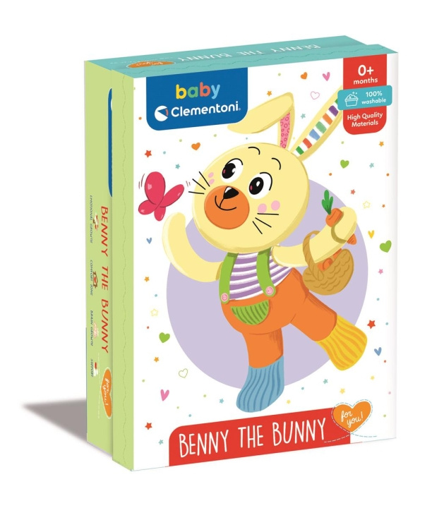 Clementoni Pluche Benny het konijn in de groep SPEELGOED, KINDER- & BABYPRODUCTEN / Babyspeelgoed / Activiteitenspeelgoed bij TP E-commerce Nordic AB (C82038)