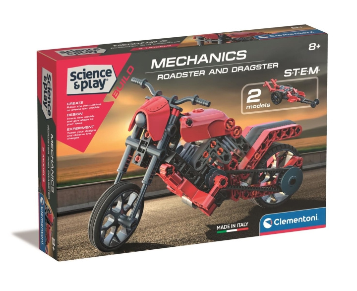 Clementoni Mechanisch laboratorium Roadster en Dragster in de groep SPEELGOED, KINDER- & BABYPRODUCTEN / Speelgoed / Bouwspeelgoed / Bouwblokken bij TP E-commerce Nordic AB (C82040)