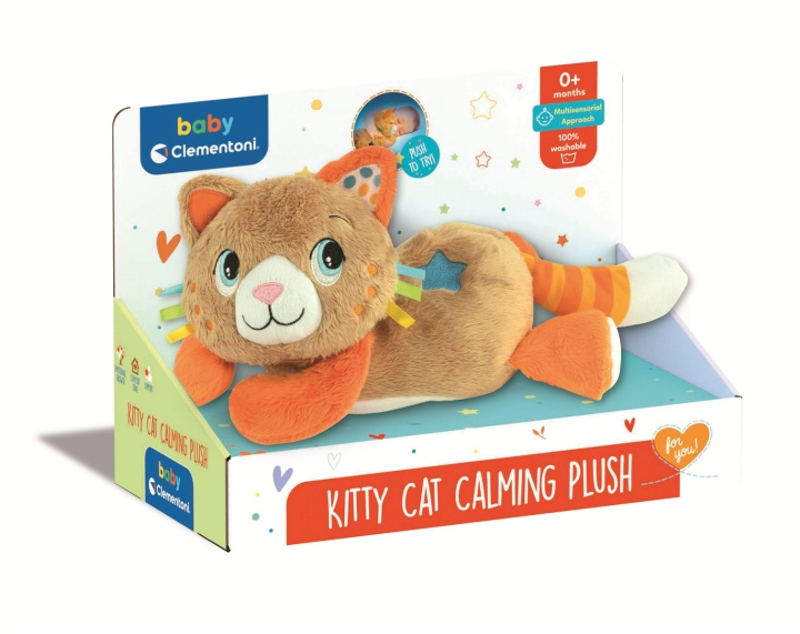 Clementoni Ron Ron kalmerende kat in de groep SPEELGOED, KINDER- & BABYPRODUCTEN / Babyspeelgoed / Knuffels bij TP E-commerce Nordic AB (C82044)