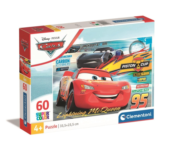 Clementoni 60 Puzzels Kids Cars 3 in de groep SPEELGOED, KINDER- & BABYPRODUCTEN / Speelgoed / Kinderpuzzel bij TP E-commerce Nordic AB (C82058)