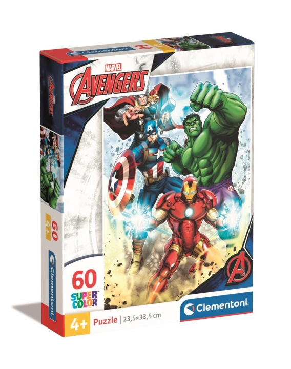 Clementoni 60 puzzels kinderen Marvel Avengers in de groep SPEELGOED, KINDER- & BABYPRODUCTEN / Speelgoed / Puzzels bij TP E-commerce Nordic AB (C82060)