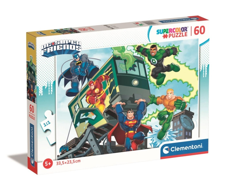 Clementoni 60 puzzels kinderen DC Comics in de groep SPEELGOED, KINDER- & BABYPRODUCTEN / Speelgoed / Puzzels bij TP E-commerce Nordic AB (C82061)