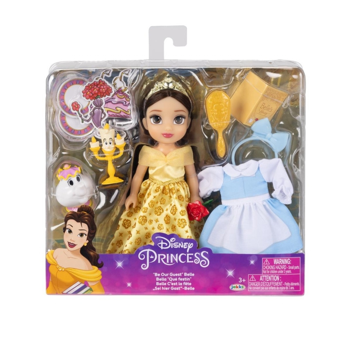 JAKKS Pacific Disney Princess 6 Inch Kleine Pop met Extra Mode & Accessoires Be Our Guest Belle in de groep SPEELGOED, KINDER- & BABYPRODUCTEN / Speelgoed / Docks & Accessoires bij TP E-commerce Nordic AB (C82068)