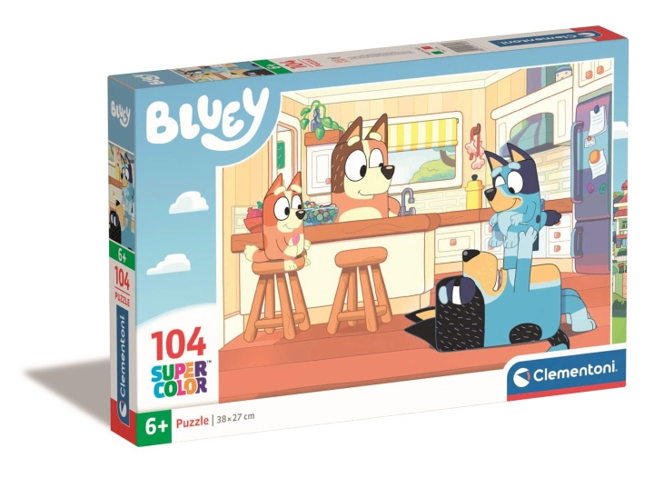 Clementoni 104 puzzels Bluey in de groep SPEELGOED, KINDER- & BABYPRODUCTEN / Speelgoed / Kinderpuzzel bij TP E-commerce Nordic AB (C82078)