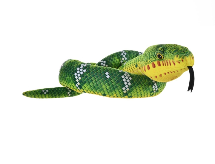 Wild Republic Slakkenslang Smaragdgroene Boa Corallus Canina 137 cm in de groep SPEELGOED, KINDER- & BABYPRODUCTEN / Babyspeelgoed / Knuffels bij TP E-commerce Nordic AB (C82083)