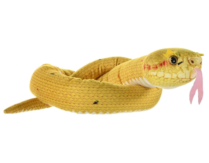 Wild Republic Snakesss Wimperoog Viper Geel 137 cm in de groep SPEELGOED, KINDER- & BABYPRODUCTEN / Babyspeelgoed / Knuffels bij TP E-commerce Nordic AB (C82084)