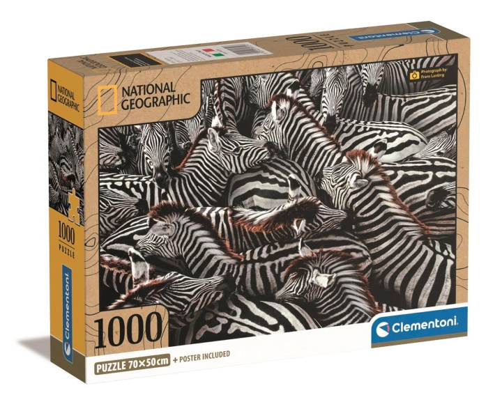 Clementoni 1000 stuks CB High Quality Collection National Geographics Zebra\'s in de groep SPORT, VRIJE TIJD & HOBBY / Hobby / Puzzel bij TP E-commerce Nordic AB (C82089)