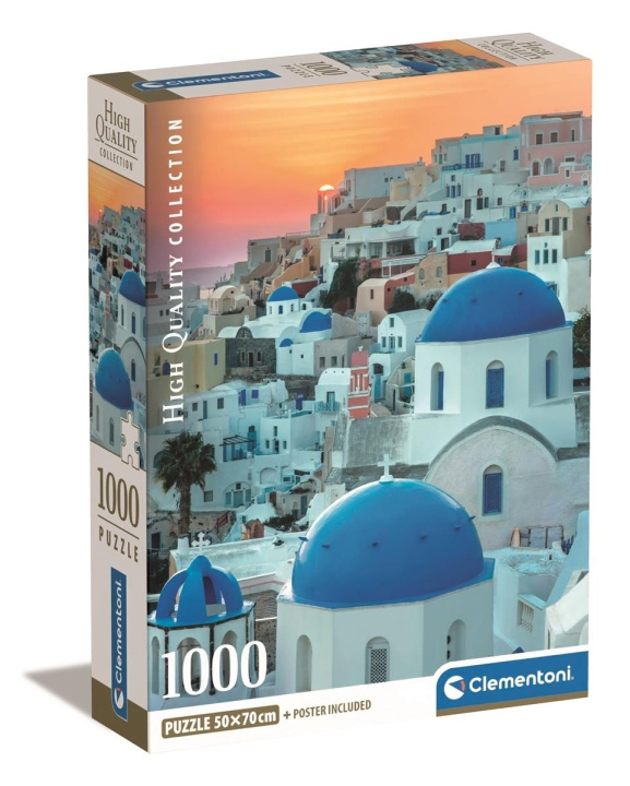 Clementoni 1000 stuks CB High Quality Collection Santorini in de groep SPEELGOED, KINDER- & BABYPRODUCTEN / Speelgoed / Puzzels bij TP E-commerce Nordic AB (C82108)