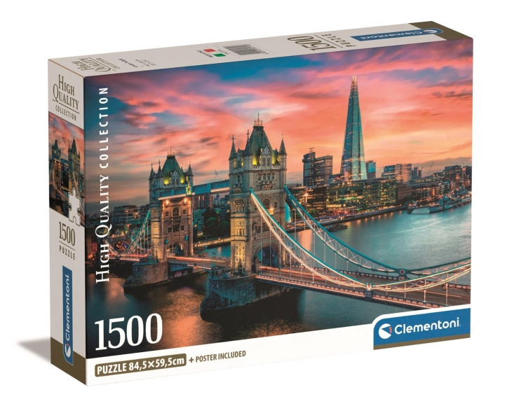 Clementoni 1500 stuks CB High Quality Collection Londen schemering in de groep SPORT, VRIJE TIJD & HOBBY / Hobby / Puzzel bij TP E-commerce Nordic AB (C82123)