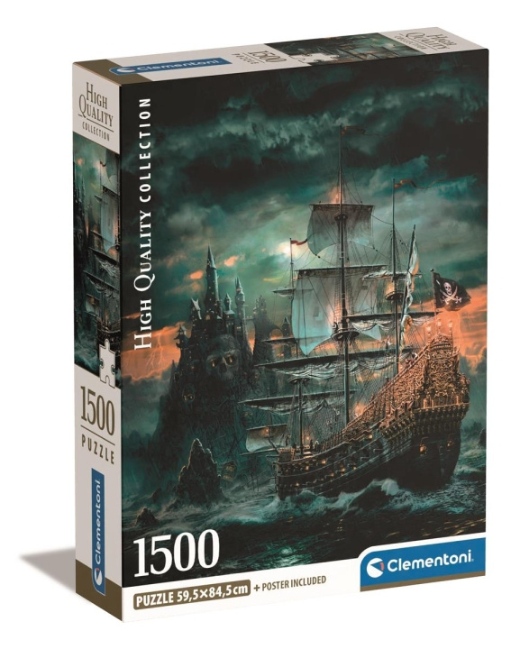 Clementoni 1500 stuks CB High Quality Collection piratenschip in de groep SPEELGOED, KINDER- & BABYPRODUCTEN / Speelgoed / Puzzels bij TP E-commerce Nordic AB (C82127)