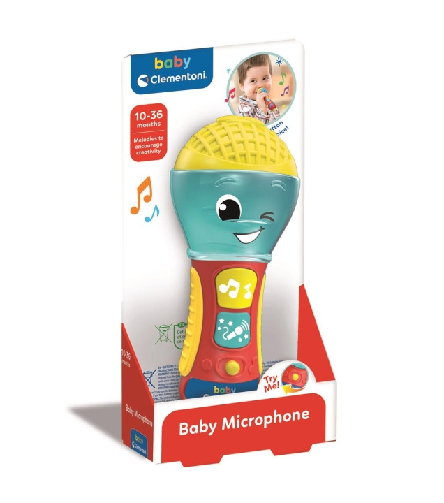 Clementoni Baby Microfoon in de groep SPEELGOED, KINDER- & BABYPRODUCTEN / Babyspeelgoed / Activiteitenspeelgoed bij TP E-commerce Nordic AB (C82143)