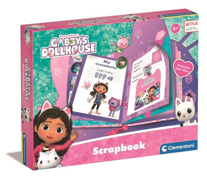 Clementoni Gabby\'s poppenhuis plakboek in de groep SPEELGOED, KINDER- & BABYPRODUCTEN / Speelgoed / Ambachten bij TP E-commerce Nordic AB (C82152)