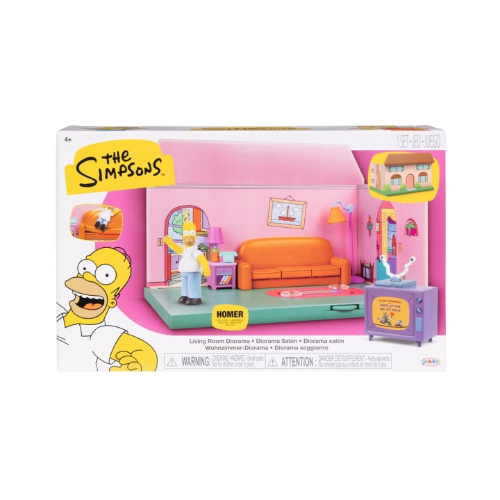 JAKKS Pacific De Simpsons 2,5 Inch Speelset Simpsons Woonkamer in de groep SPEELGOED, KINDER- & BABYPRODUCTEN / Speelgoed / Speelgoed bij TP E-commerce Nordic AB (C82193)