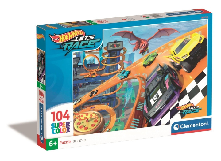 Clementoni 104 puzzels kinderen hotwheels in de groep SPEELGOED, KINDER- & BABYPRODUCTEN / Speelgoed / Puzzels bij TP E-commerce Nordic AB (C82216)