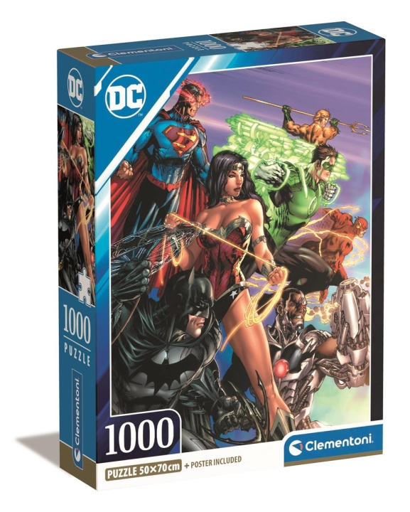 Clementoni 1000 stuks CB hoge kwaliteit DC Comics collectie in de groep SPEELGOED, KINDER- & BABYPRODUCTEN / Speelgoed / Puzzels bij TP E-commerce Nordic AB (C82220)