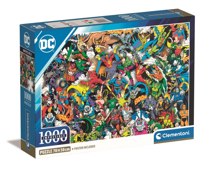 Clementoni 1000 stuks CB High Quality Collection DC Comics onmogelijk in de groep SPORT, VRIJE TIJD & HOBBY / Hobby / Puzzel bij TP E-commerce Nordic AB (C82222)