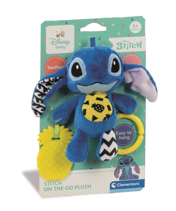 Clementoni Disney Baby Stitch Zachte Rammelaar in de groep SPEELGOED, KINDER- & BABYPRODUCTEN / Babyspeelgoed / Activiteitenspeelgoed bij TP E-commerce Nordic AB (C82234)