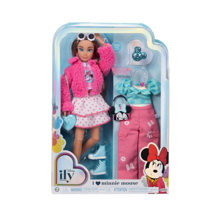 JAKKS Pacific Disney 4EVER Fashion Doll met extra mode geïnspireerd door Minnie in de groep SPEELGOED, KINDER- & BABYPRODUCTEN / Speelgoed / Docks & Accessoires bij TP E-commerce Nordic AB (C82237)