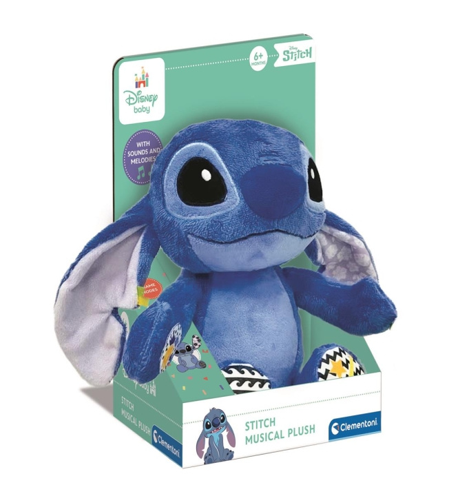 Clementoni Disney Baby Stitch Muzikaal Pluche in de groep SPEELGOED, KINDER- & BABYPRODUCTEN / Babyspeelgoed / Activiteitenspeelgoed bij TP E-commerce Nordic AB (C82276)