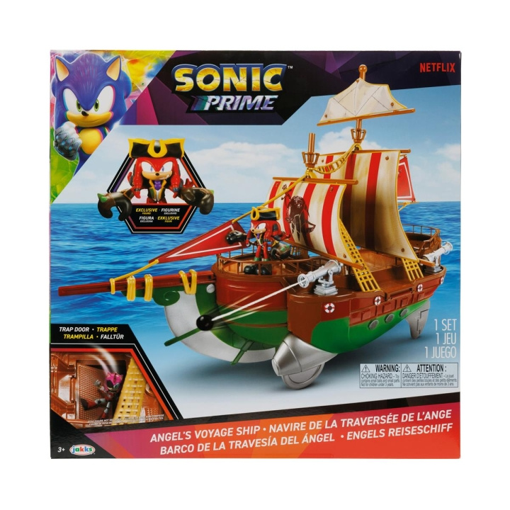 JAKKS Pacific Sonic Prime 2.5 Inch Speelset Piratenschip in de groep SPEELGOED, KINDER- & BABYPRODUCTEN / Speelgoed / Figuren & miniaturen bij TP E-commerce Nordic AB (C82288)