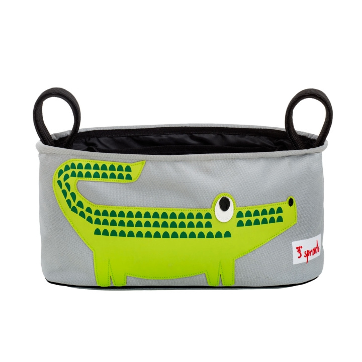 3 Sprouts Stroller Organizer - Groen Krokodil in de groep SPEELGOED, KINDER- & BABYPRODUCTEN / Kinderwagens & Accessoires bij TP E-commerce Nordic AB (C82363)