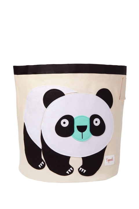 3 Sprouts Opbergbak - Panda in de groep SPEELGOED, KINDER- & BABYPRODUCTEN / Kinderkamer / Opslag bij TP E-commerce Nordic AB (C82413)