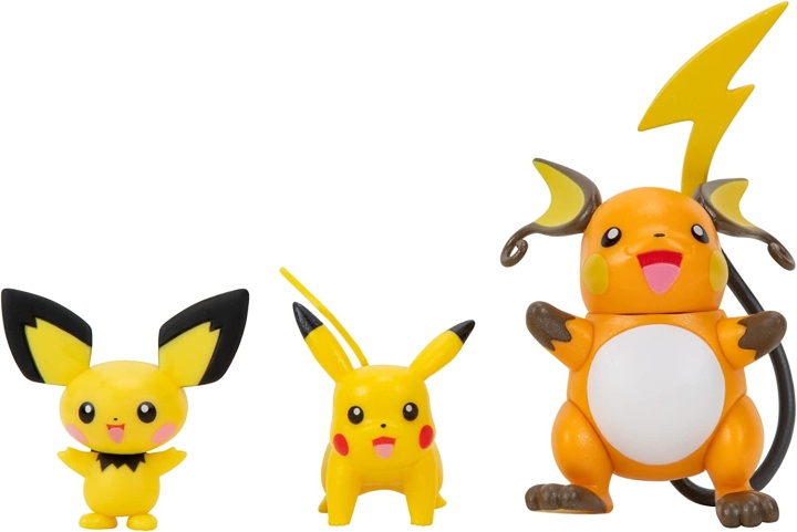 Pokémon Select Evolution 3-pack - Pikachu (PKW2778) in de groep SPEELGOED, KINDER- & BABYPRODUCTEN / Speelgoed / Figuren & miniaturen bij TP E-commerce Nordic AB (C82414)