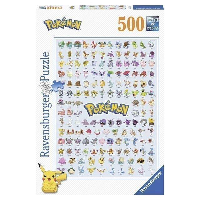 Pokémon Pokemon Puzzel - Origineel 151 (500 stukjes) (12000511) in de groep SPEELGOED, KINDER- & BABYPRODUCTEN / Speelgoed / Puzzels bij TP E-commerce Nordic AB (C82416)