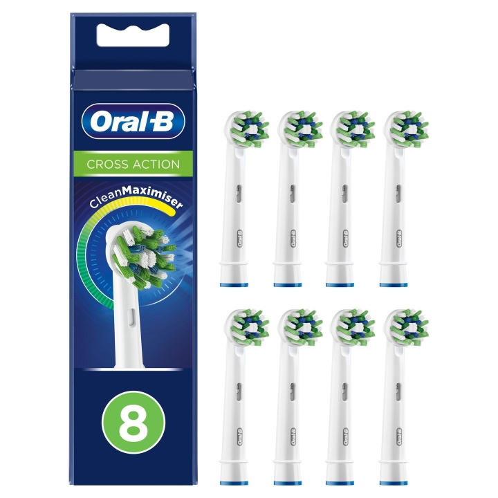 Oral B CrossAction 8CT in de groep BEAUTY & HEALTH / Mondverzorging / Elektrische tandenborstelaccessoires bij TP E-commerce Nordic AB (C82432)