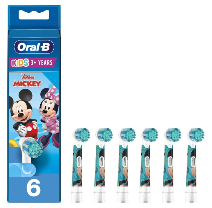 Oral B Kids Mickey opzetborstels 2+2+2ct in de groep BEAUTY & HEALTH / Mondverzorging / Elektrische tandenborstelaccessoires bij TP E-commerce Nordic AB (C82437)