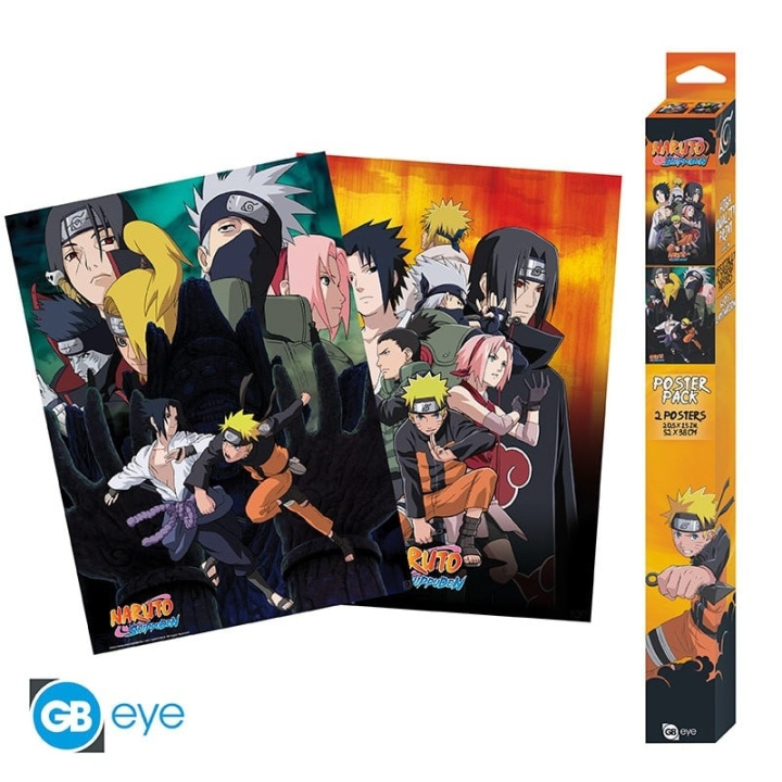 Abysse NARUTO SHIPPUDEN - Set 2 posters - Ninja\'s (52x38) in de groep SPORT, VRIJE TIJD & HOBBY / Leuke dingen / Leuke dingen bij TP E-commerce Nordic AB (C82487)