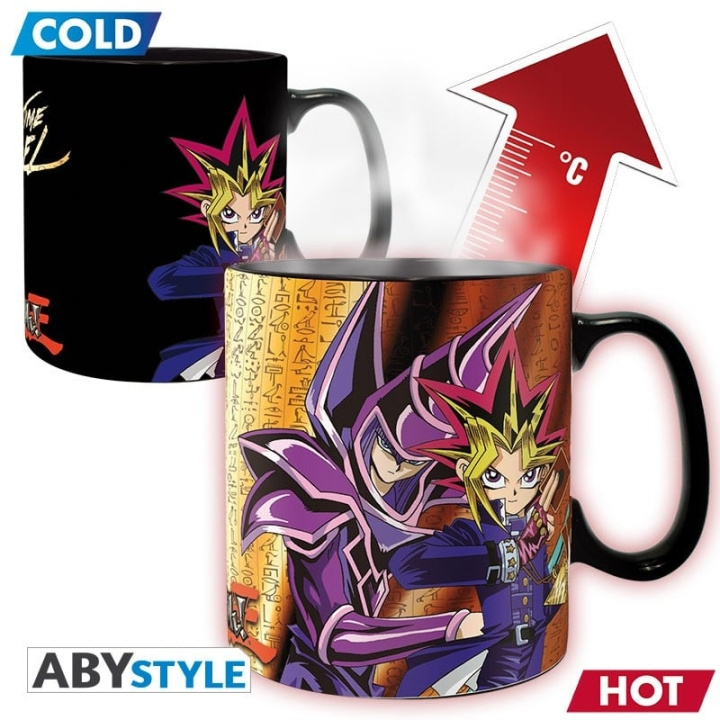 Abysse YU-GI-OH! - Mok Heat Change - 460 ml Yugi vs Kaïba in de groep SPORT, VRIJE TIJD & HOBBY / Leuke dingen / Bekers bij TP E-commerce Nordic AB (C82488)