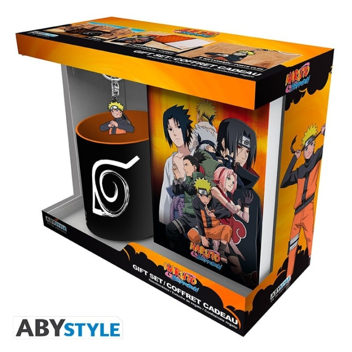 Abysse NARUTO SHIPPUDEN - Pck mok320ml + Sleutelhanger PVC + Notitieboekje Naruto in de groep SPORT, VRIJE TIJD & HOBBY / Leuke dingen / Bekers bij TP E-commerce Nordic AB (C82496)