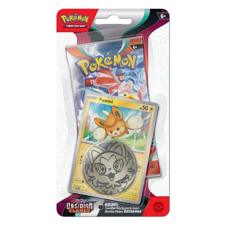 Pokémon Pokemon Scarlet & Violet - Obsidian Flames - Checklane Blister (POK85519) in de groep SPEELGOED, KINDER- & BABYPRODUCTEN / Speelgoed / Speelgoed bij TP E-commerce Nordic AB (C82523)