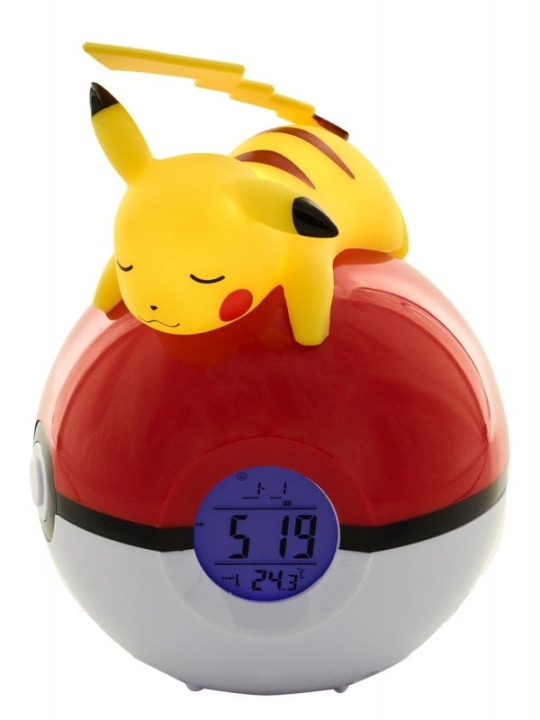 Pokémon Pokemon - Pikachu Lichtgevende Wekker FM (52800POKE9) in de groep SPEELGOED, KINDER- & BABYPRODUCTEN / Speelgoed / Speelgoed bij TP E-commerce Nordic AB (C82527)